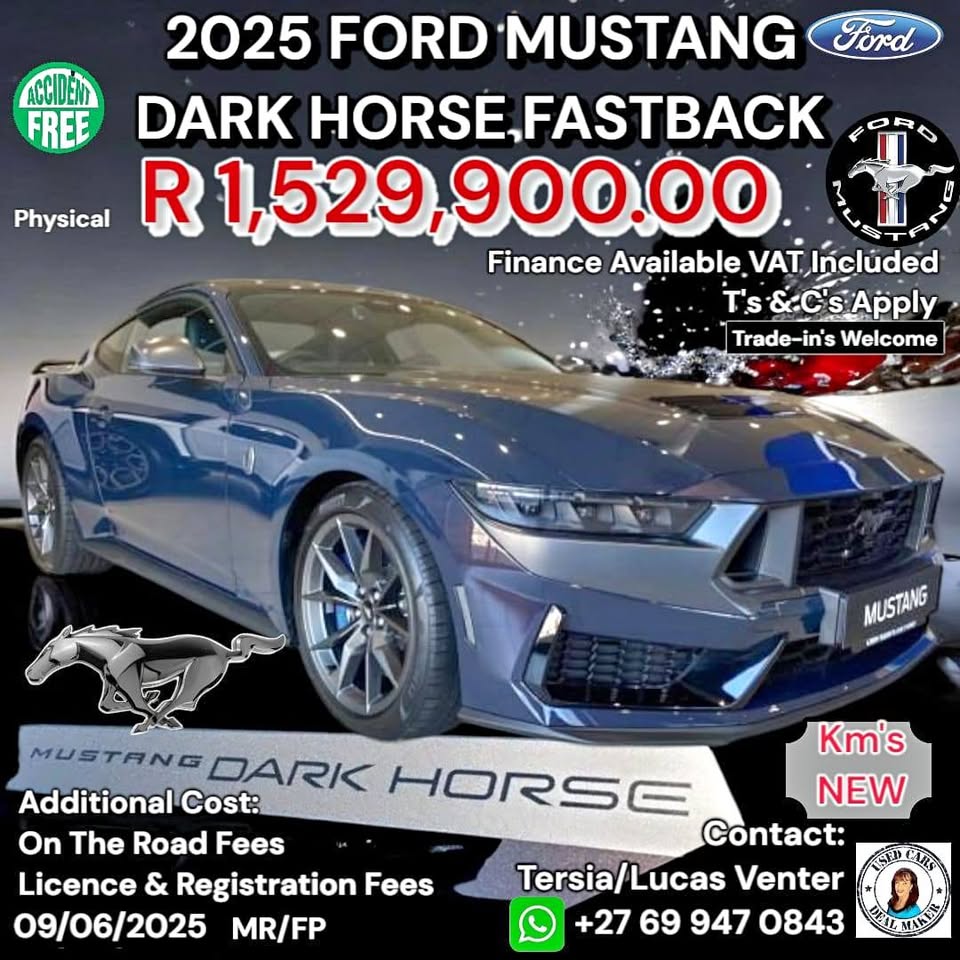 2025 FORD MUSTANG DARK HORSE FASTBACK