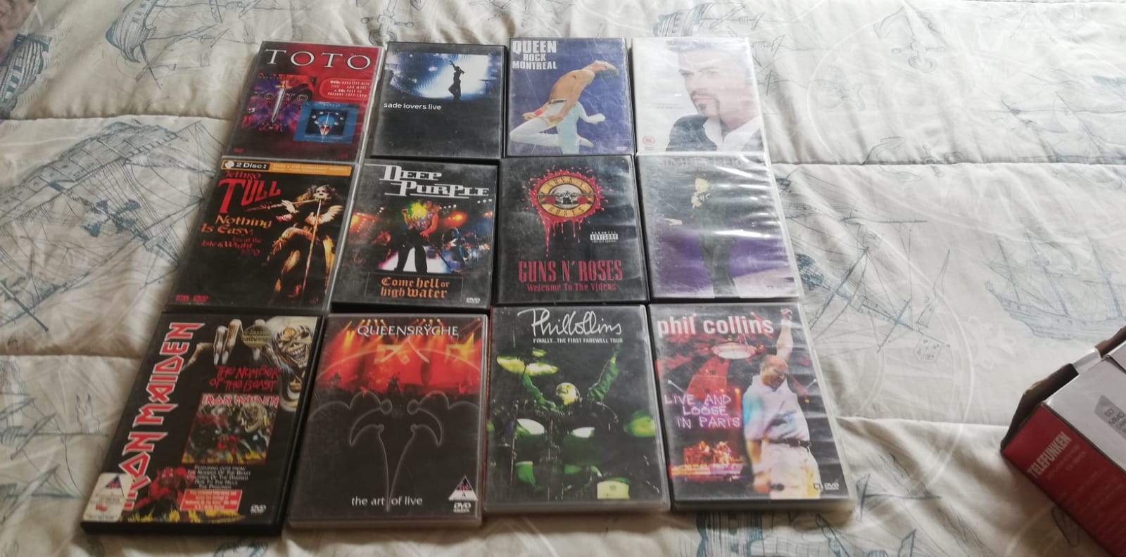DVD player and music dvds