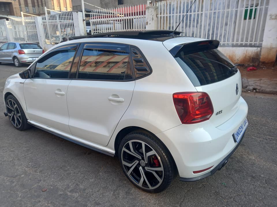 VW POLO 7 GTI 1.8 PETROL ENGINE, AUTOMATIC, WHITE COLOR, MILEAGE 78000KM