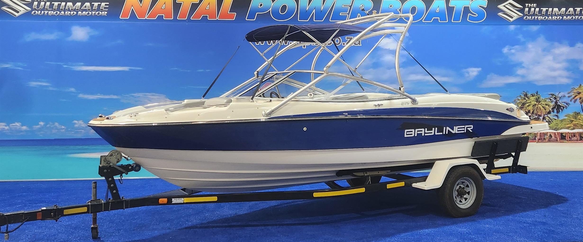 BAYLINER 215 ON TRAILER 5.0 MERCRUISER MPI