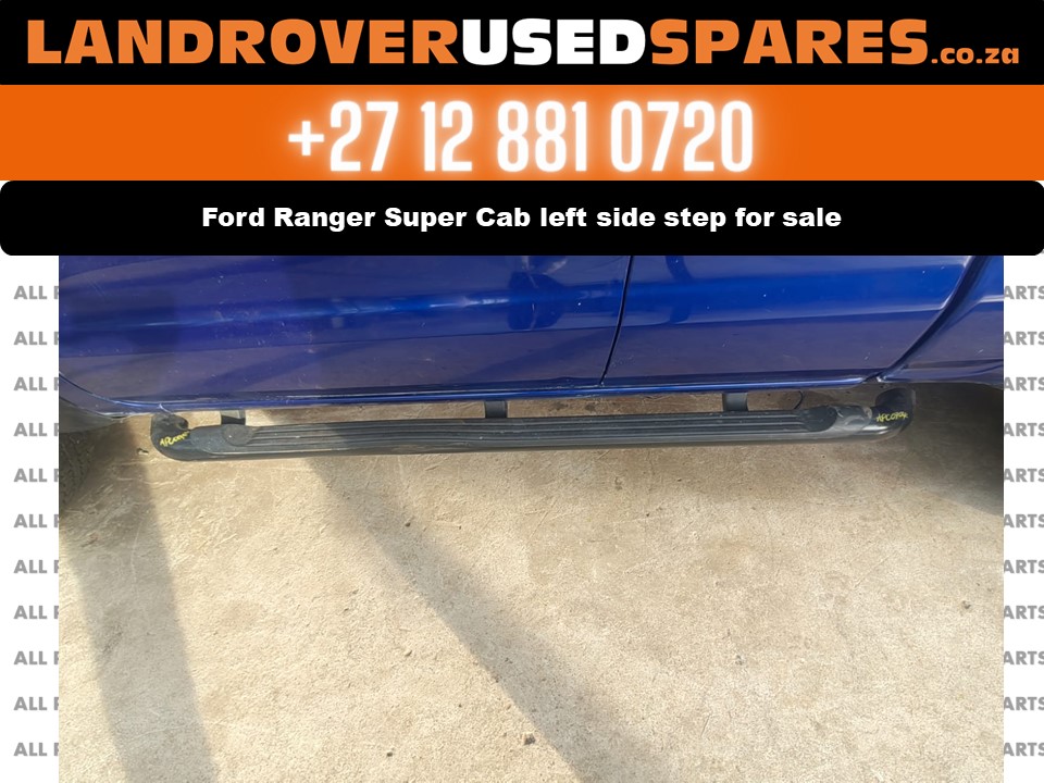 Ford Ranger left side step bars - running boards – foot board for sale used - Private Seller