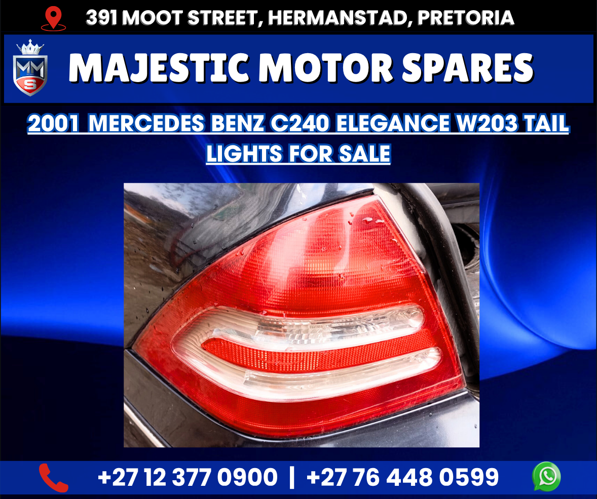 2001 Mercedes-Benz C240 Elegance W203 Tail Lights – Used for Sale - Private Seller 2001 Mercedes-Benz C240 Elegance W203 Tail Lights – Used for Sale - Private Seller