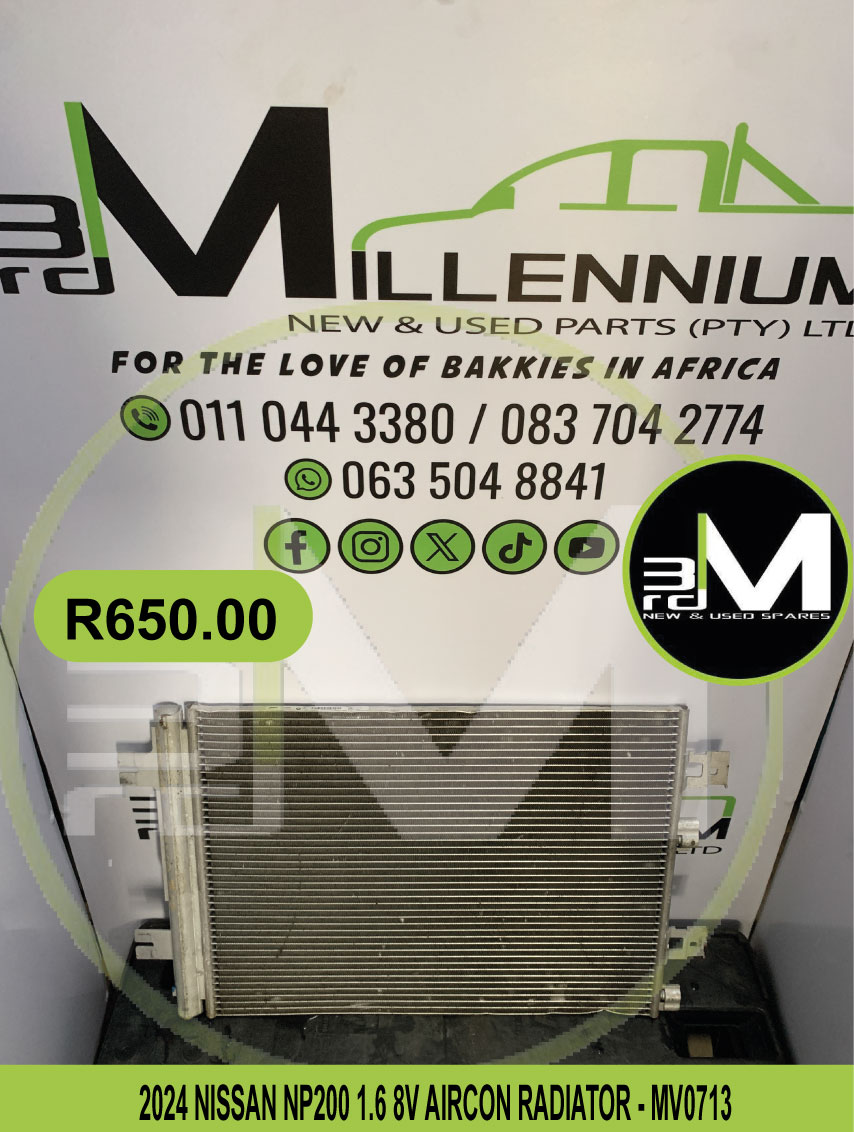 Aircon Radiator- Nissan NP200 - Private Seller Aircon Radiator- Nissan NP200 - Private Seller
