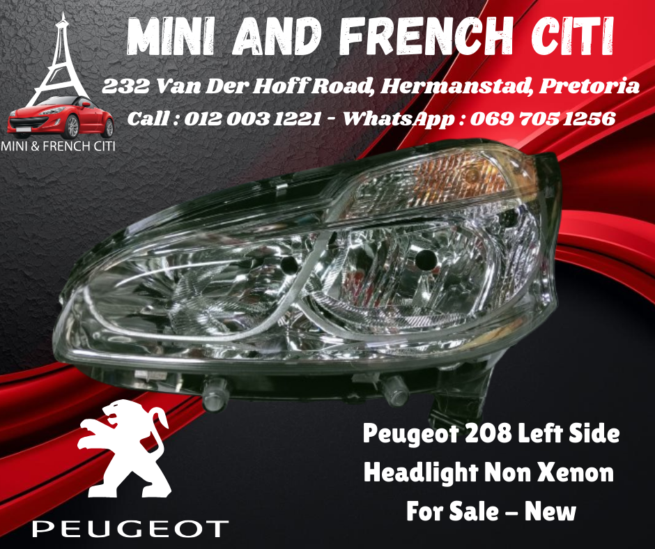 Brand New Peugeot 208 Left Side Headlight For Sale – Replacement Part!! - Private Seller Brand New Peugeot 208 Left Side Headlight For Sale – Replacement Part!! - Private Seller