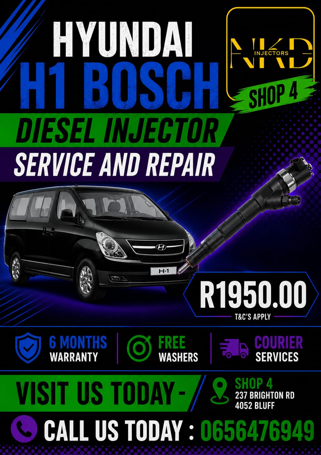 Restore_your_Hyundai_H1_Bosch_Diesell_Injectors_NKD - Private Seller Restore_your_Hyundai_H1_Bosch_Diesell_Injectors_NKD - Private Seller