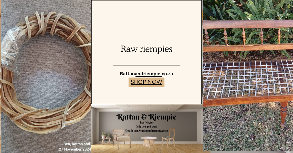 Rattan and Riempie DIY materials