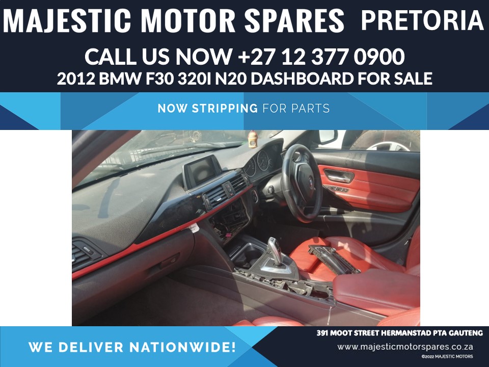 2012 BMW 320i F30 dashboard for sale used