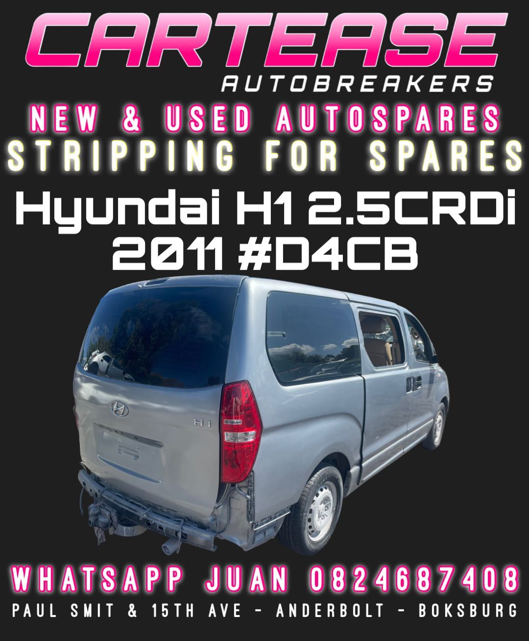 HYUNDAI H1 2.5 CRDi 2011 #D4CB STRIPPING FOR SPARES | Junk Mail Marketplace