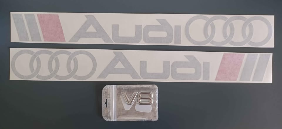 Audi / Rings lower side stickers decals graphics - Private Seller Audi / Rings lower side stickers decals graphics - Private Seller