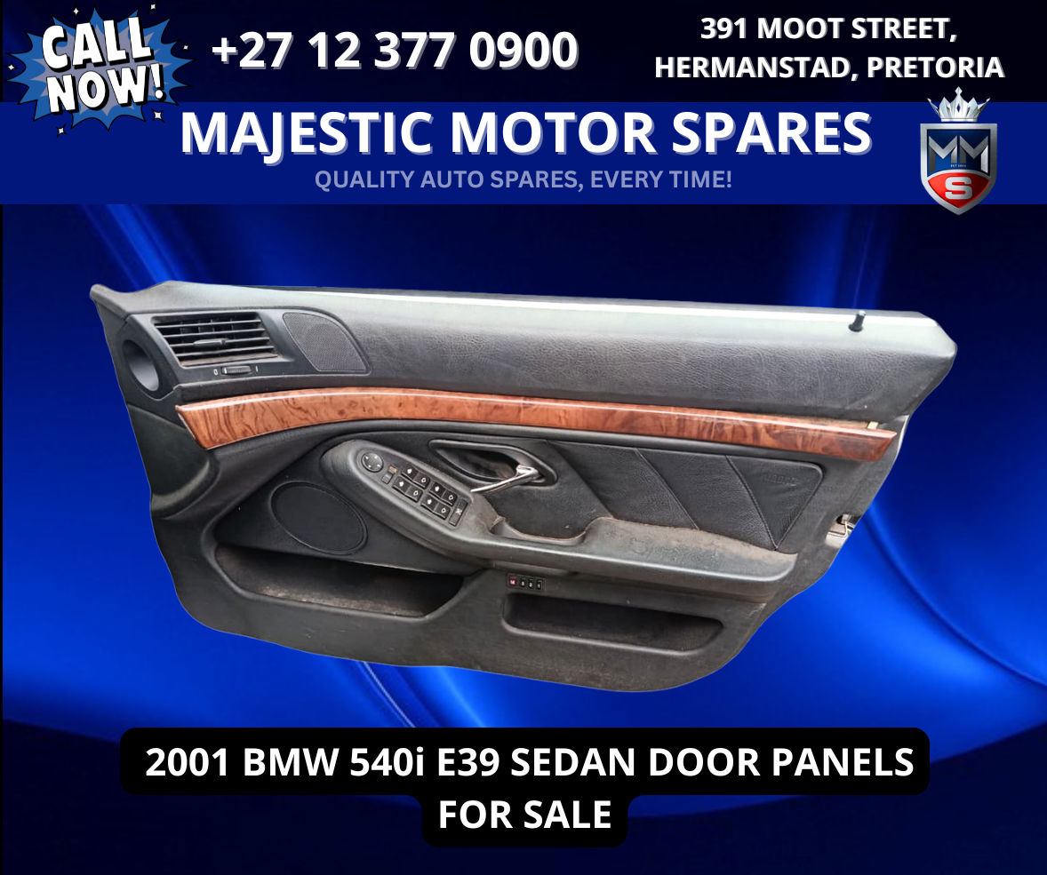 2001 BMW 540i E39 Sedan Door Panels for Sale - Private Seller 2001 BMW 540i E39 Sedan Door Panels for Sale - Private Seller