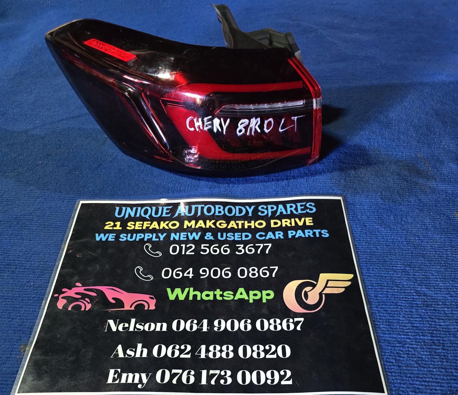 Chery Tiggo 8 Pro Left Tail Light Chery Tiggo 8 Pro Left Tail Light