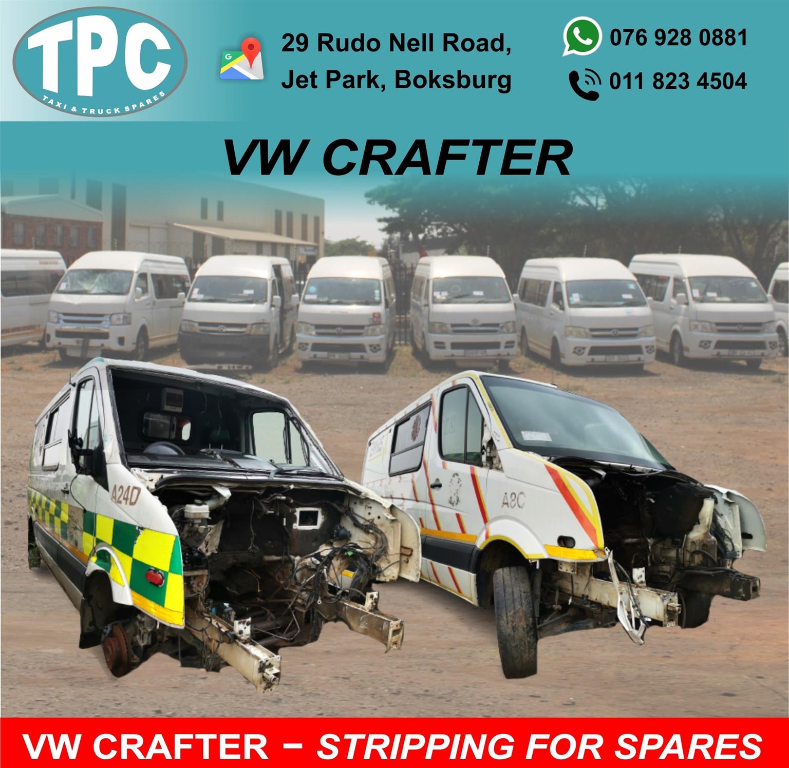 Volkswagen Crafter available for Spares - Private Seller