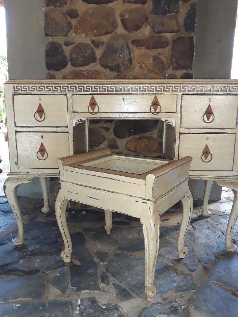 Vintage Dressing Table And Chair Junk Mail