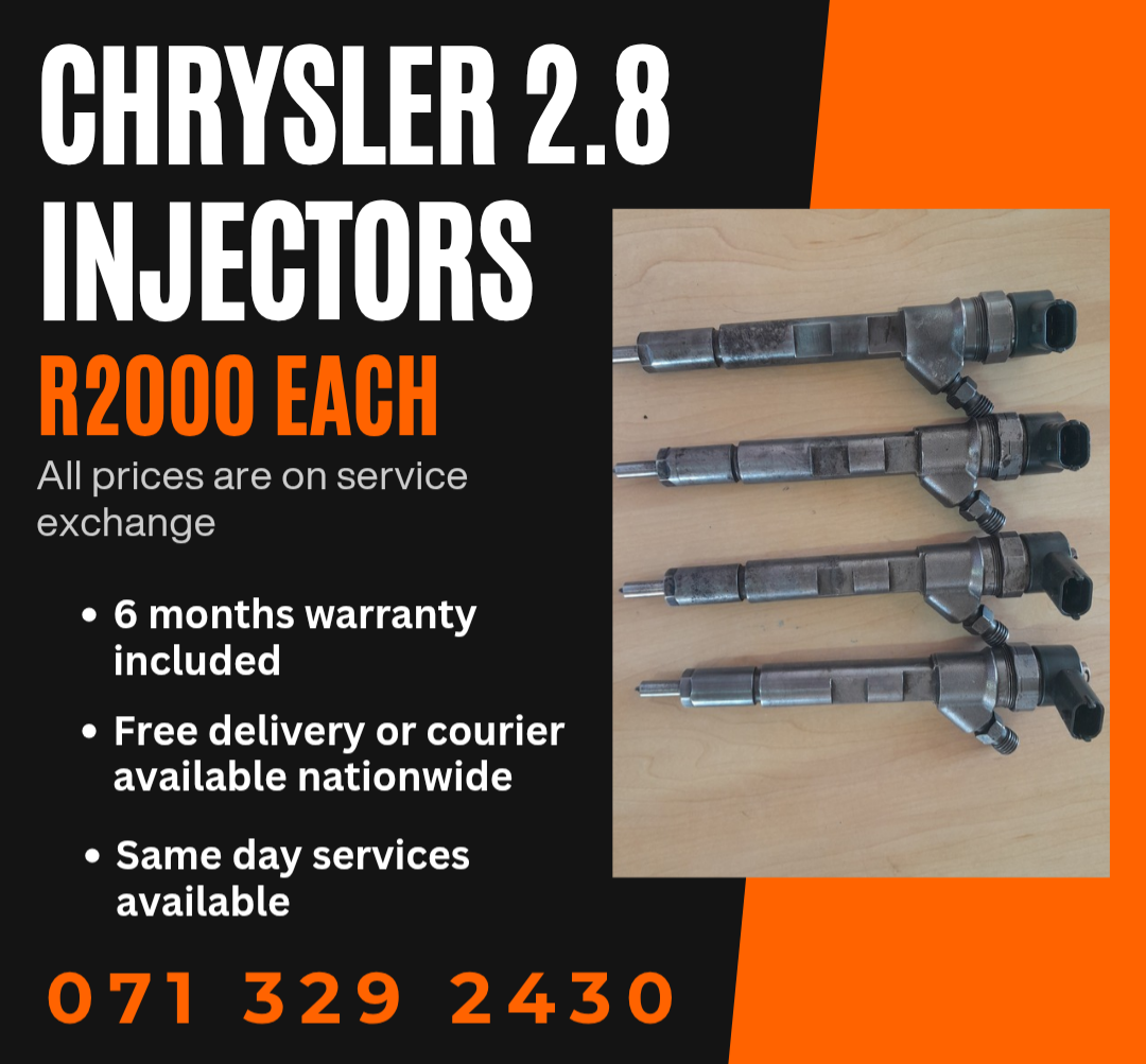 CHRYSLER 2.8 INJECTORS FOR SALE WITH WARRANTY - Private Seller