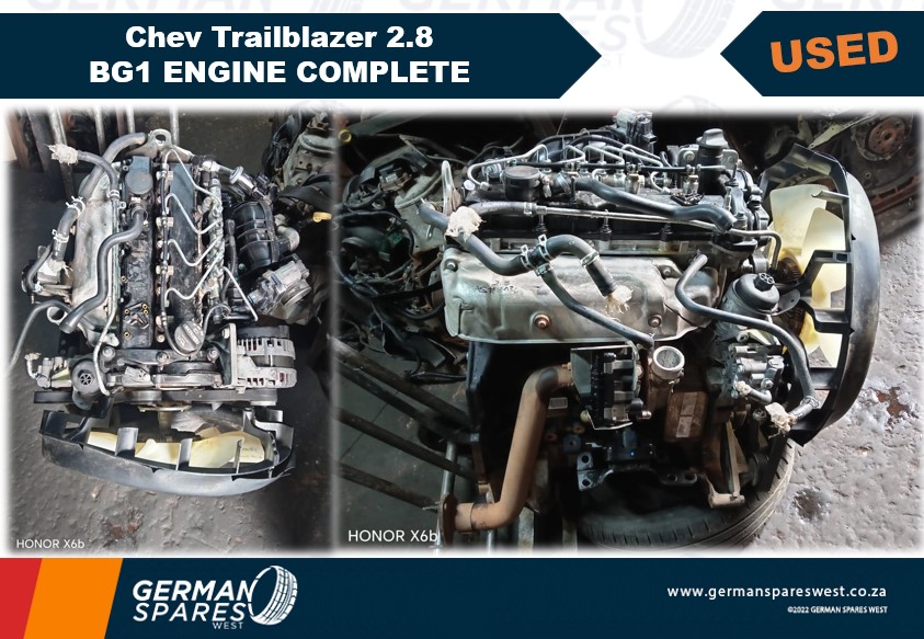 Chev Trailblazer 2.8 USED BG1 Engine Complete for sale - Private Seller Chev Trailblazer 2.8 USED BG1 Engine Complete for sale - Private Seller