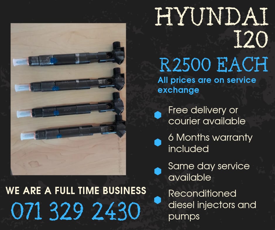 HYUNDAI I20 INJECTORS FOR SALE WITH WARRANTY - Private Seller HYUNDAI I20 INJECTORS FOR SALE WITH WARRANTY - Private Seller