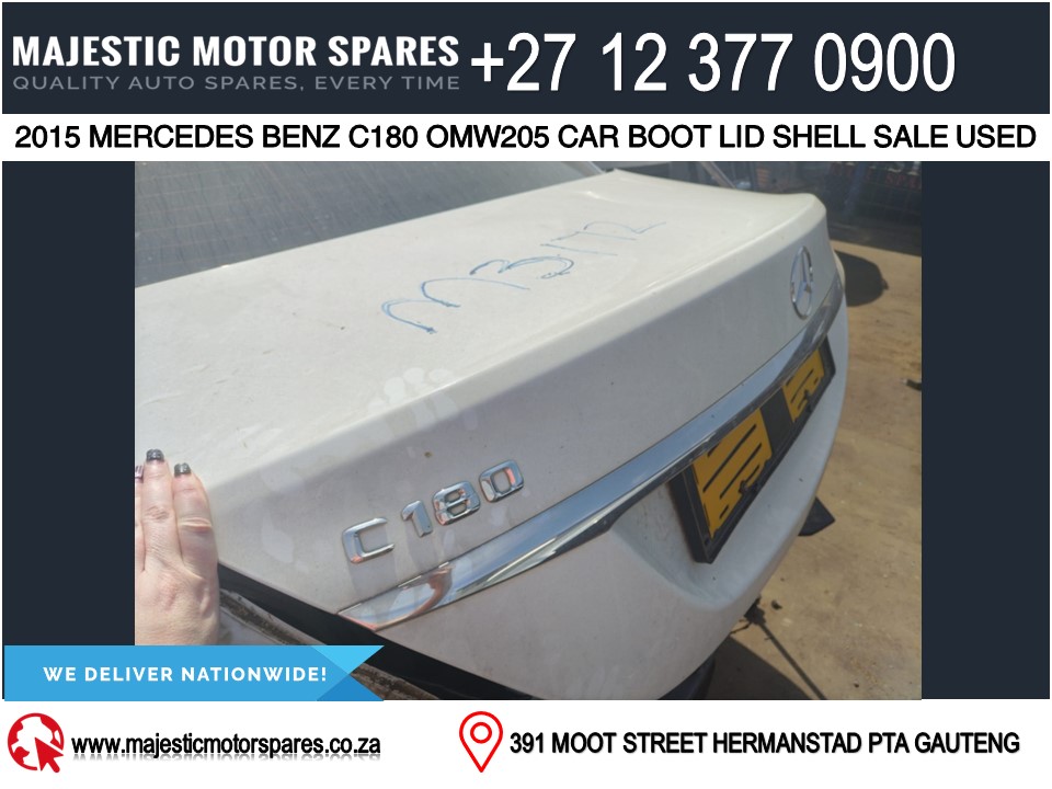 Mercedes Benz C180 W205 2015 boot lid for sale used - Private Seller Mercedes Benz C180 W205 2015 boot lid for sale used - Private Seller