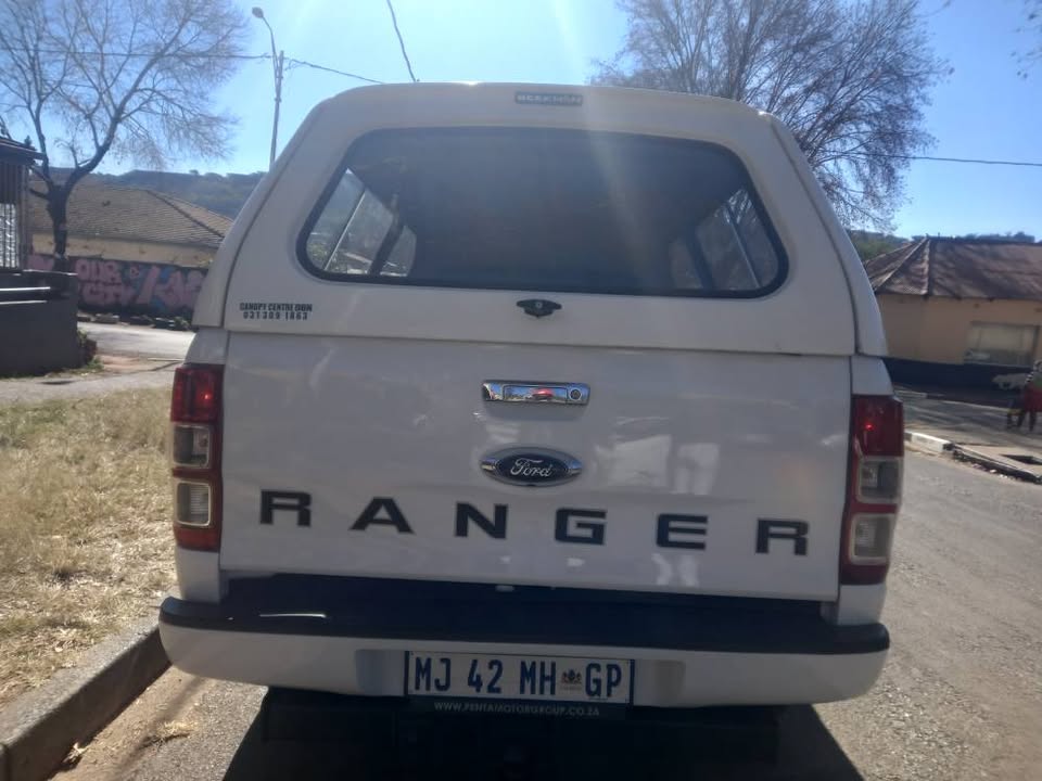 2018 Ford Ranger 2.2 Diesel, Manual 6speed, White, Single Cab, 97000kms, Canopy