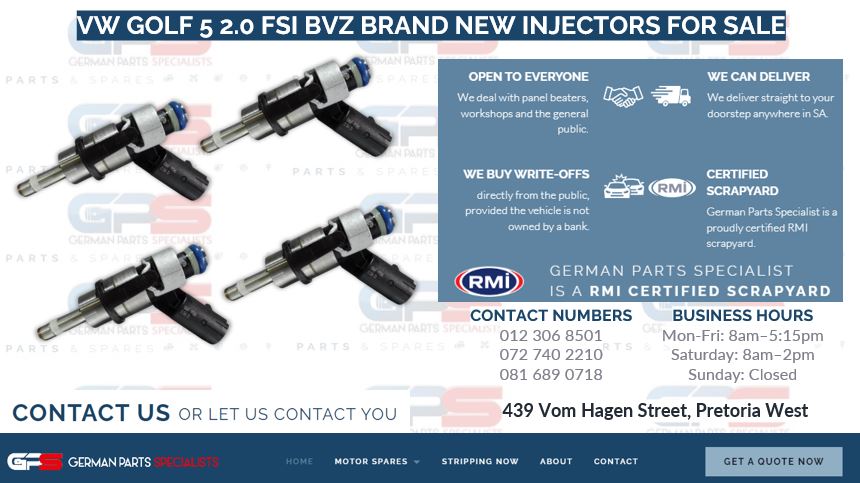 VW GOLF 5 2.0 FSI BVZ BRAND NEW INJECTORS FOR SALE - Private Seller VW GOLF 5 2.0 FSI BVZ BRAND NEW INJECTORS FOR SALE - Private Seller