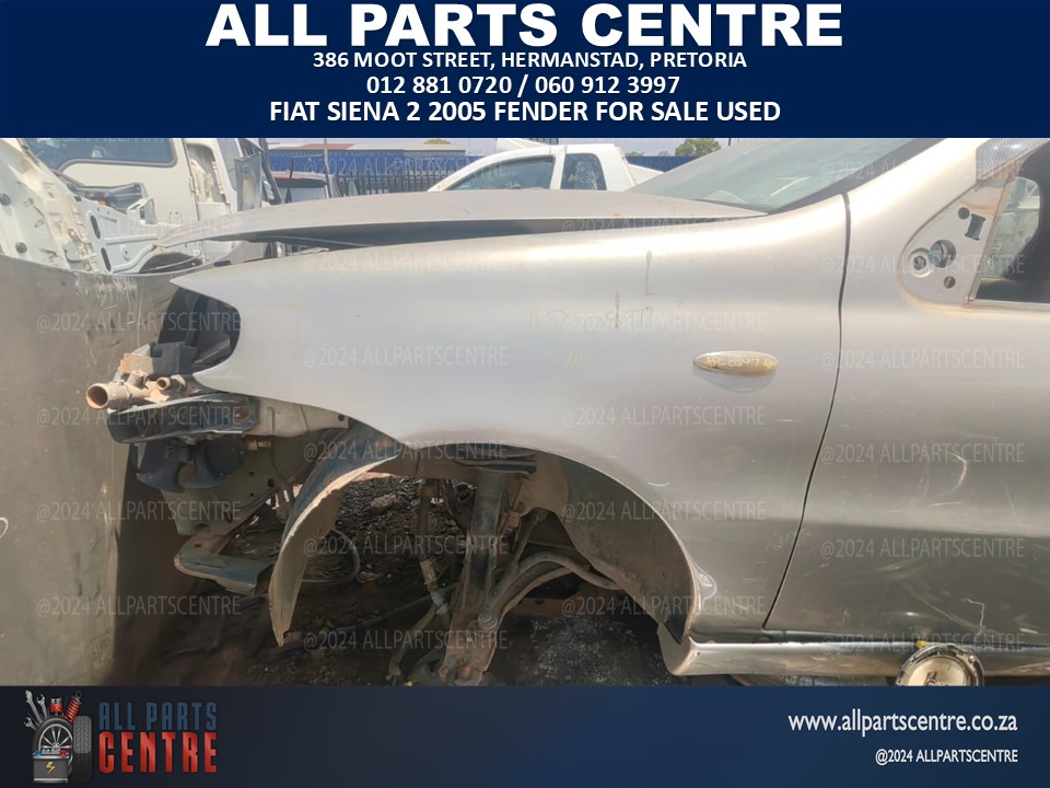 2005 Fiat Siena 2 fender for sale used 2005 Fiat Siena 2 fender for sale used