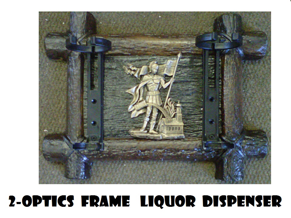Novelty Liquor Dispensers: Unique Fireman with 2 Optics. Brand New Products.