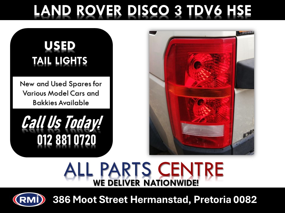 Land Rover Discovery 3 TDV6 HSE Used Tail Lamps for Sale Land Rover Discovery 3 TDV6 HSE Used Tail Lamps for Sale