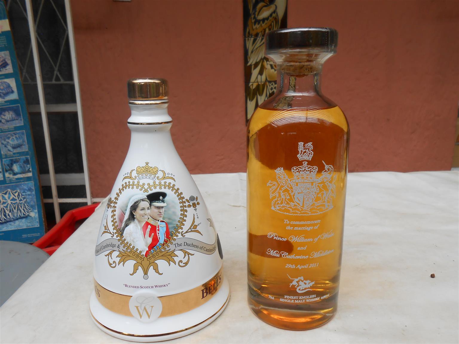 Royal Family decanter collection