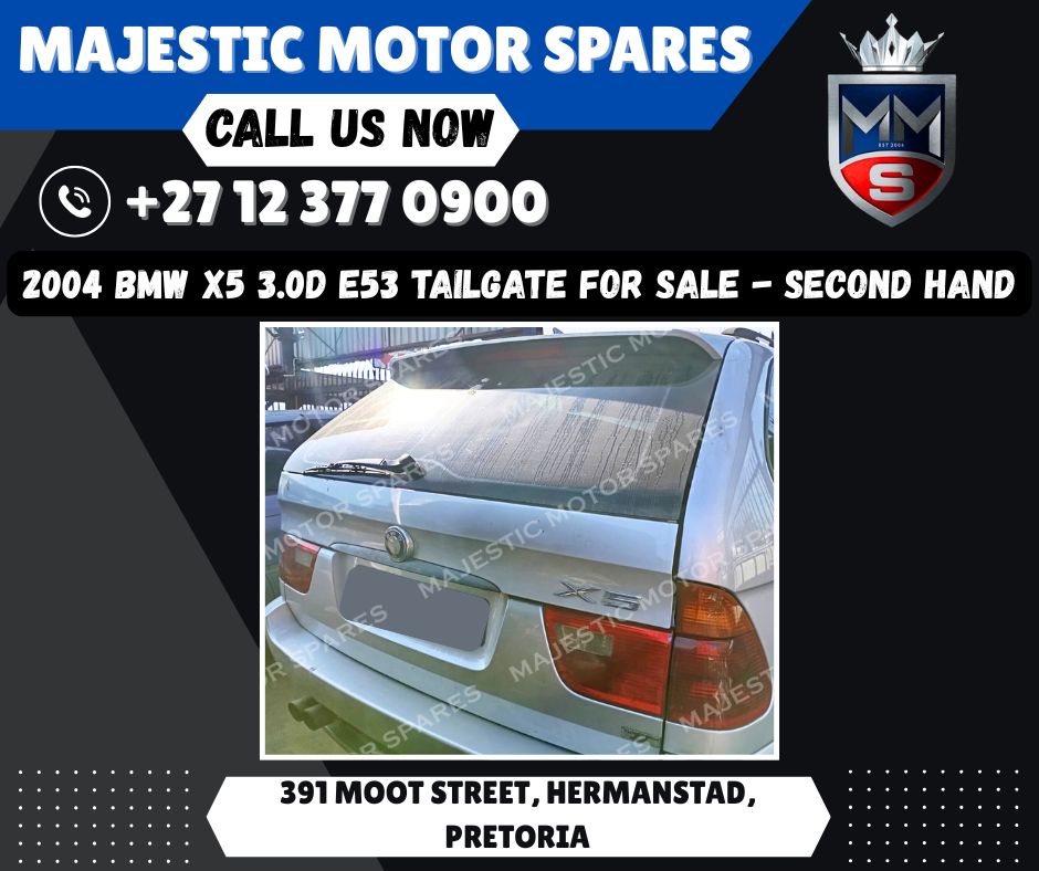 BMW X5 3.0D E53 Tailgate for Sale – Second-Hand!