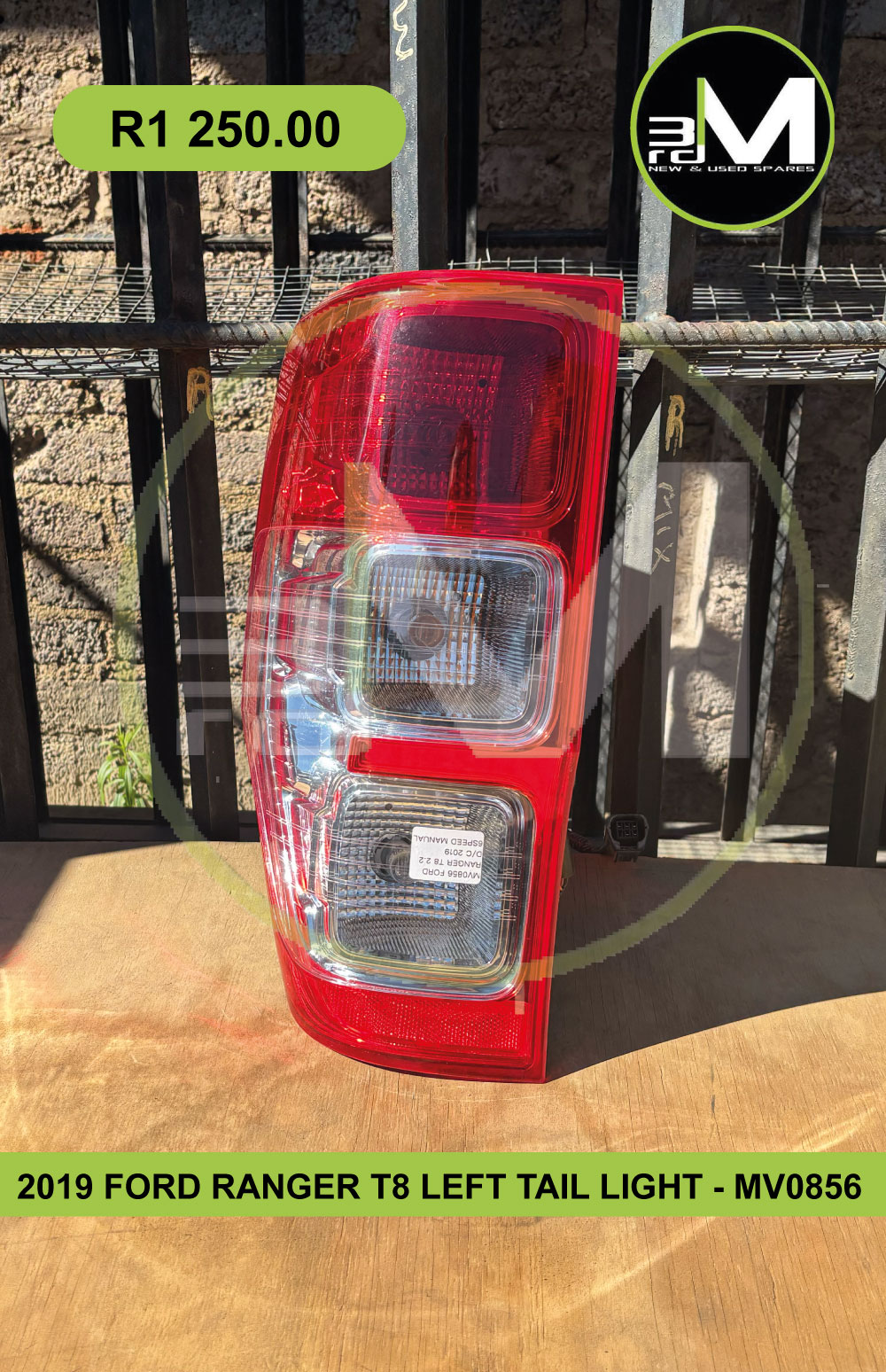2019 FORD RANGER T8 LEFT TAIL LIGHT - MV0856 - Private Seller 2019 FORD RANGER T8 LEFT TAIL LIGHT - MV0856 - Private Seller