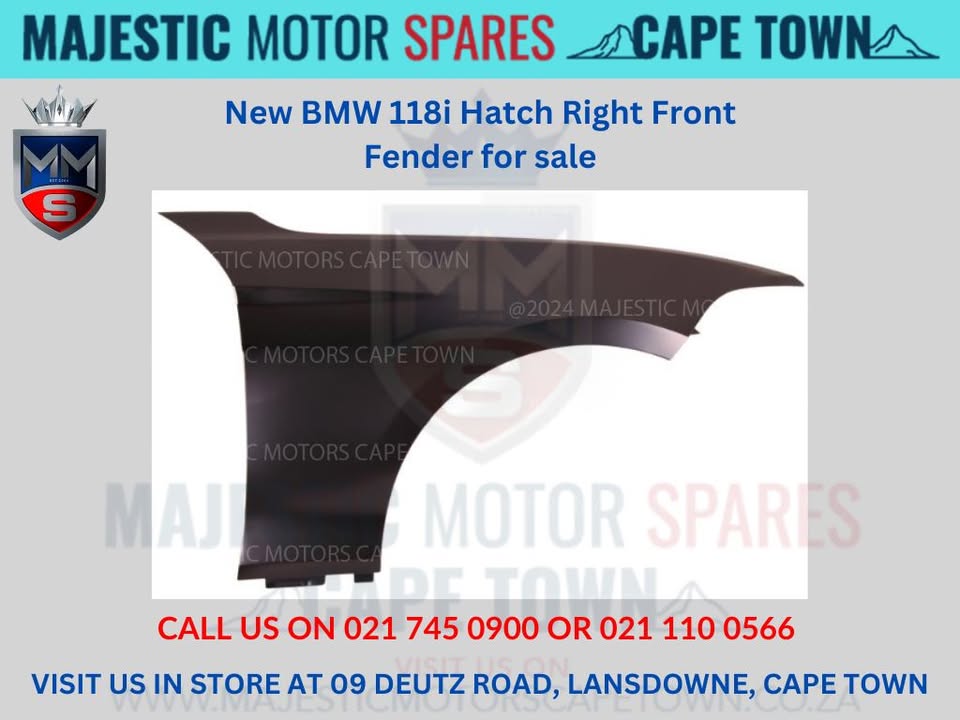 BMW 118i Hatch Right Front Fender - Private Seller BMW 118i Hatch Right Front Fender - Private Seller