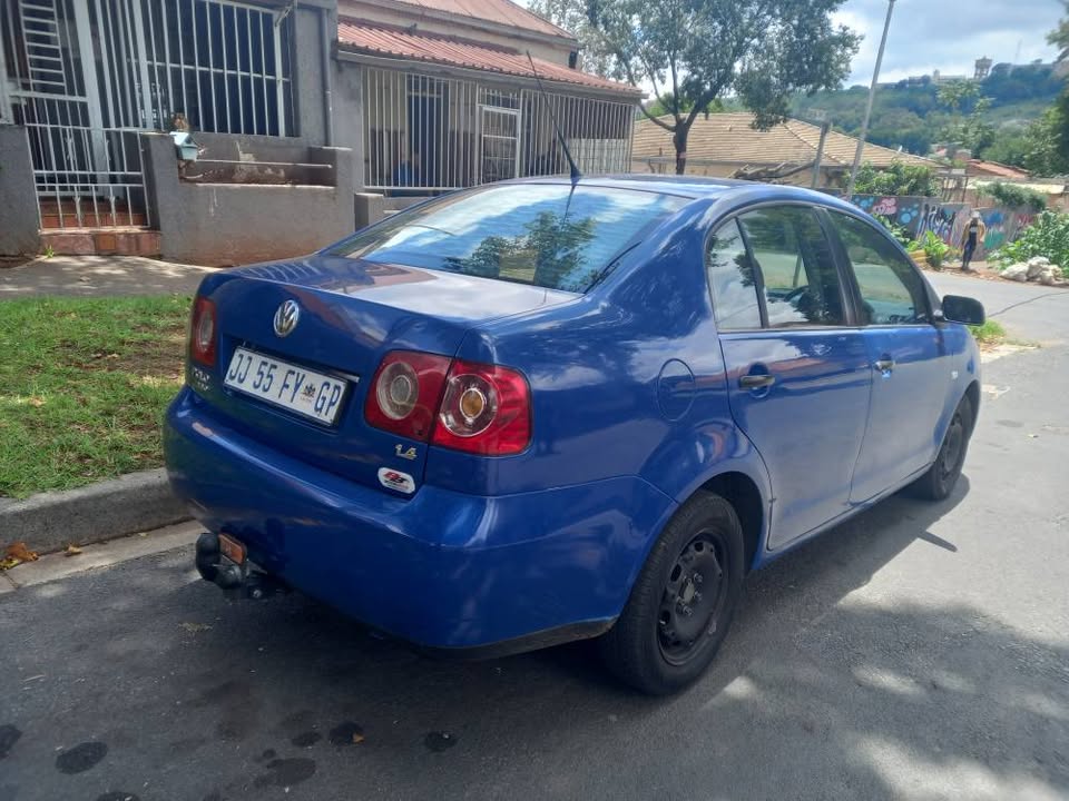 2012 VW POLO VIVO SEDAN 1.4 Petrol, Manual Transmission, Blue Color, Mileage105000kms