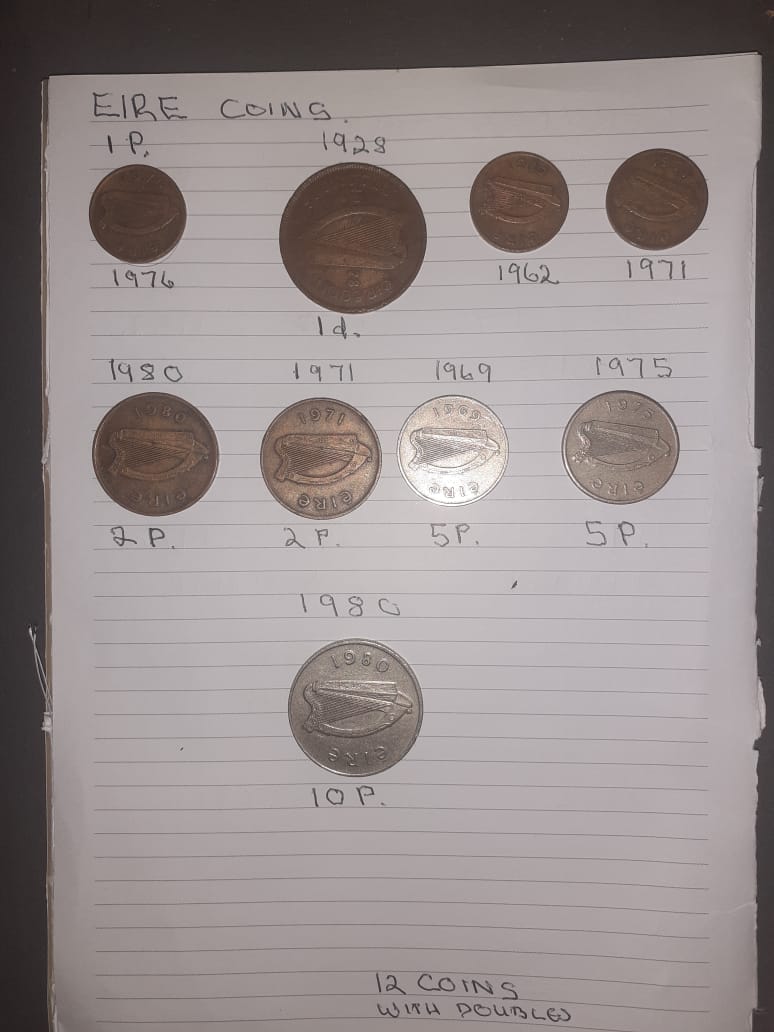 P.v.t coin collection