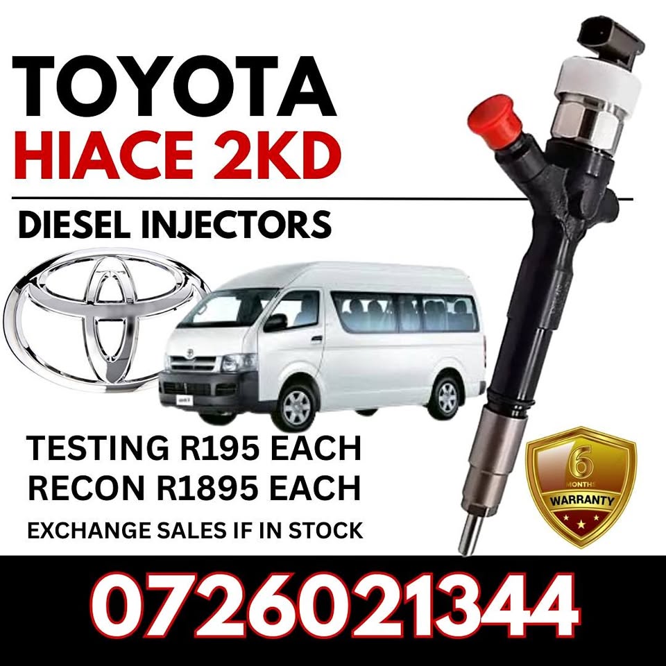 Toyota Hiace 2KD diesel injectors for sale
