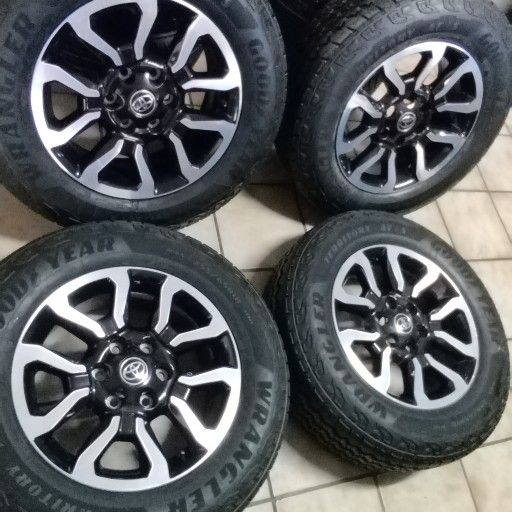 Toyota legends Rs rims and Tyres