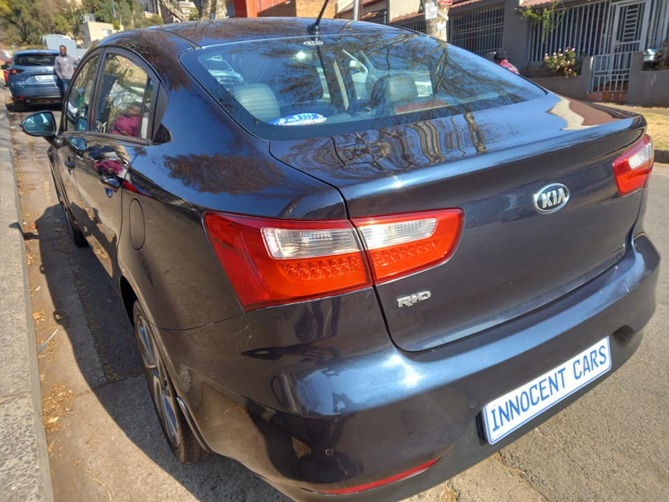 2017 KIA RIO TEC SEDAN 1.4 ENGINE PETROL, MANUAL, NAVY BLUE COLOR