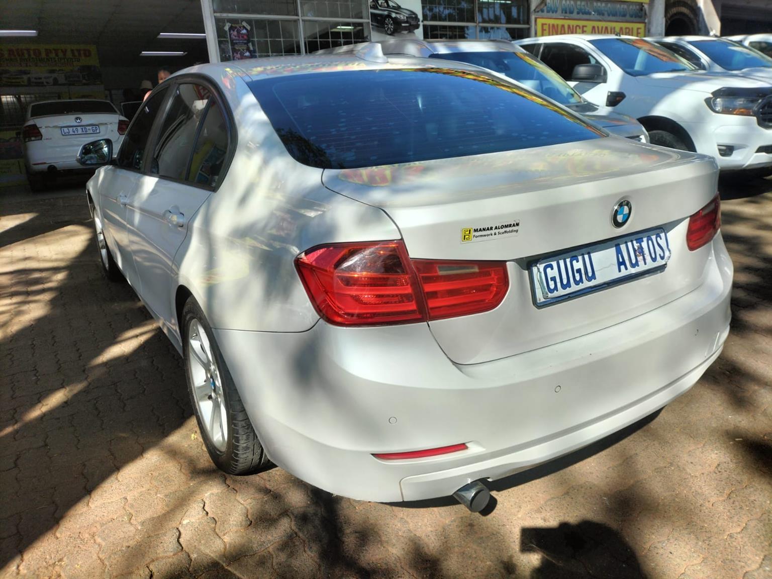 2013 BMW 316i AUTOMATIC, PETROL
107000KM
REVERSE SENSOR