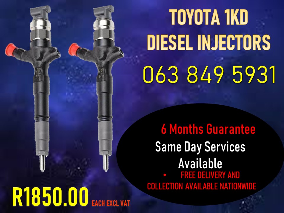 TOYOTA 1KD DIESEL INJECTORS - Private Seller TOYOTA 1KD DIESEL INJECTORS - Private Seller