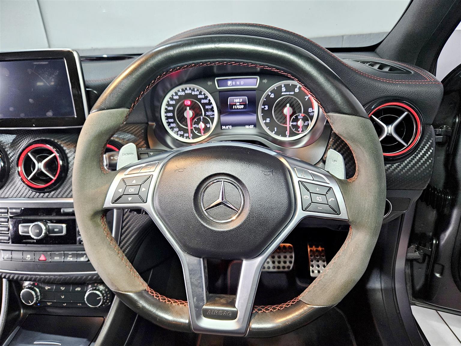 2014 MERC BENZ A45 AMG 4MATIC NAVIGATION SUNROOF WINDOW TINT LEATHER MAGS