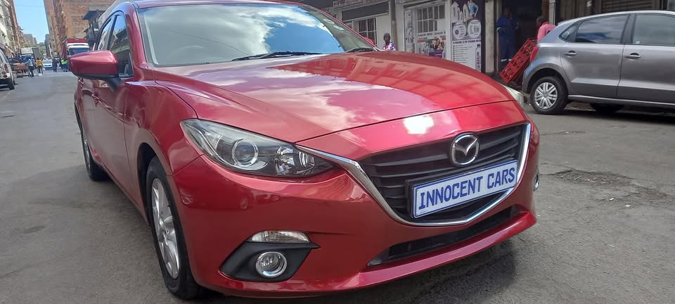 2016 MAZDA 3 1.6 DYNAMIC PETROL, AUTOMATIC TRANSMISSION, RED COLOUR, MILEAGE 80000KM