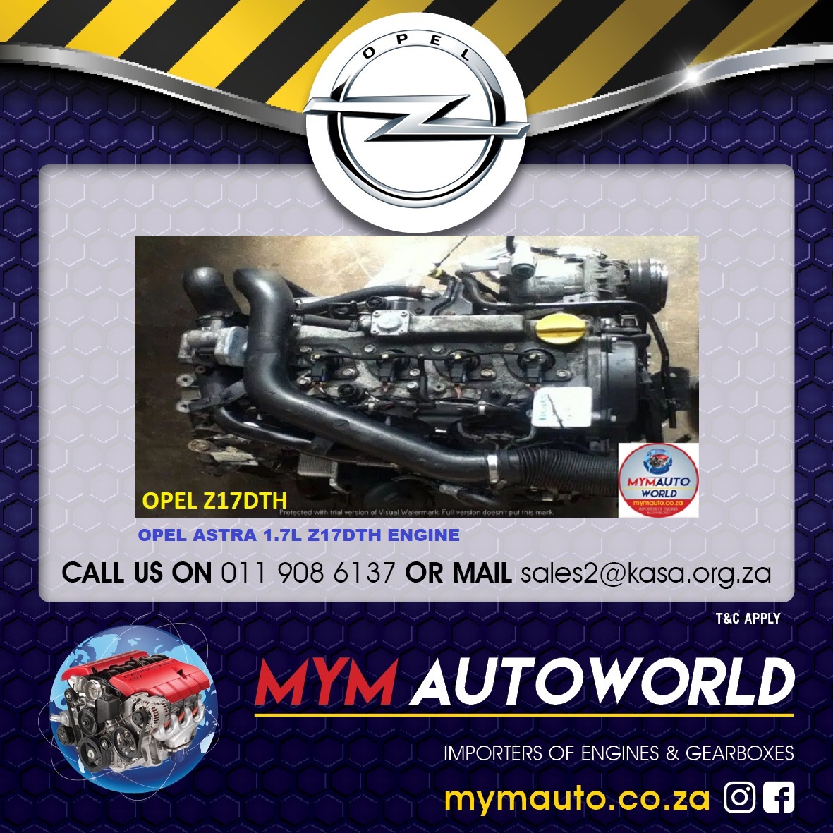 OPEL ASTRA 1.7 Z17DTH ENGINE - Private Seller OPEL ASTRA 1.7 Z17DTH ENGINE - Private Seller