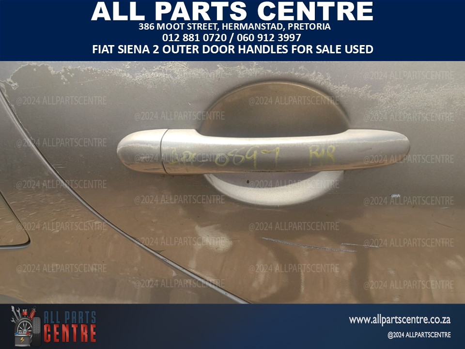 2005 Fiat Siena 2 outer door handles for sale 2005 Fiat Siena 2 outer door handles for sale