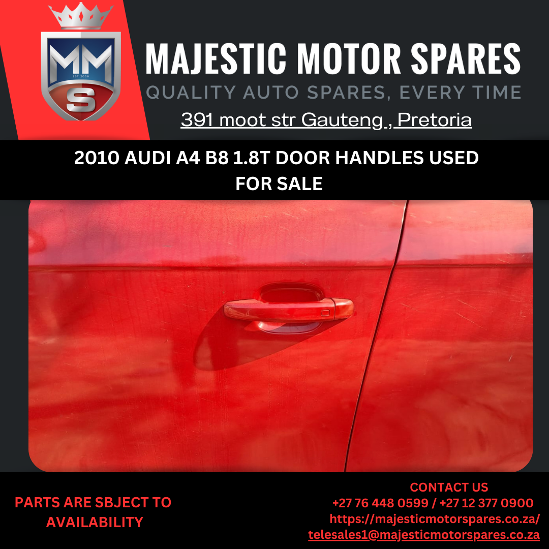 Audi A4 B8 2010 1.8T Door handles - Private Seller Audi A4 B8 2010 1.8T Door handles - Private Seller