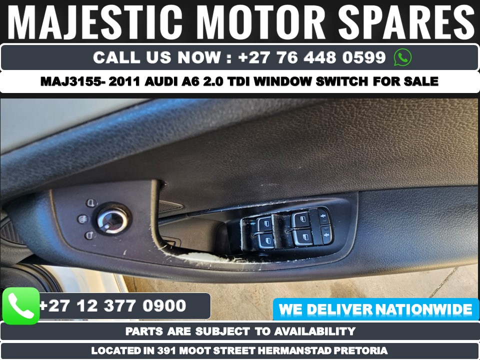 2011 Audi A6 2.0 TDI window switch main - Private Seller