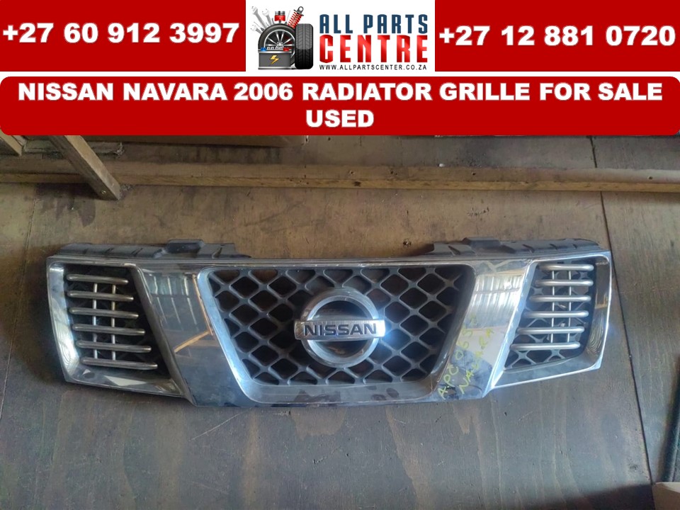 Used Nissan Navara radiator grille for sale Used Nissan Navara radiator grille for sale