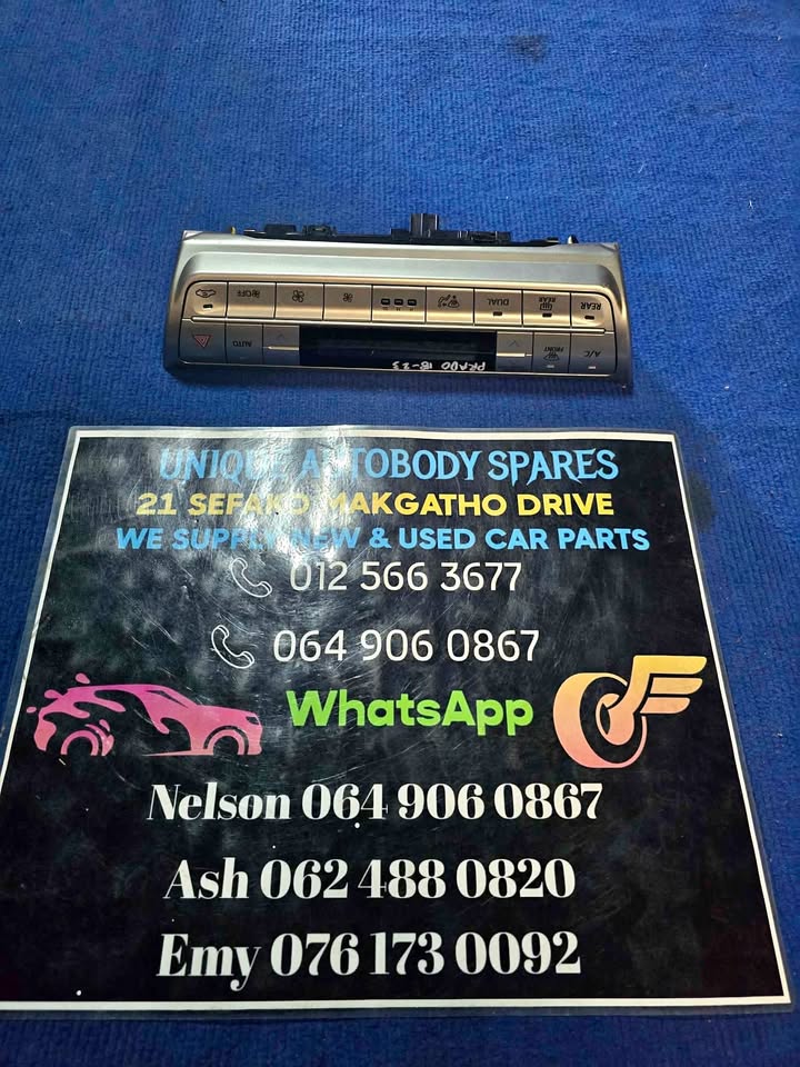 Toyota Land Cruiser Prado Heater Controls Toyota Land Cruiser Prado Heater Controls