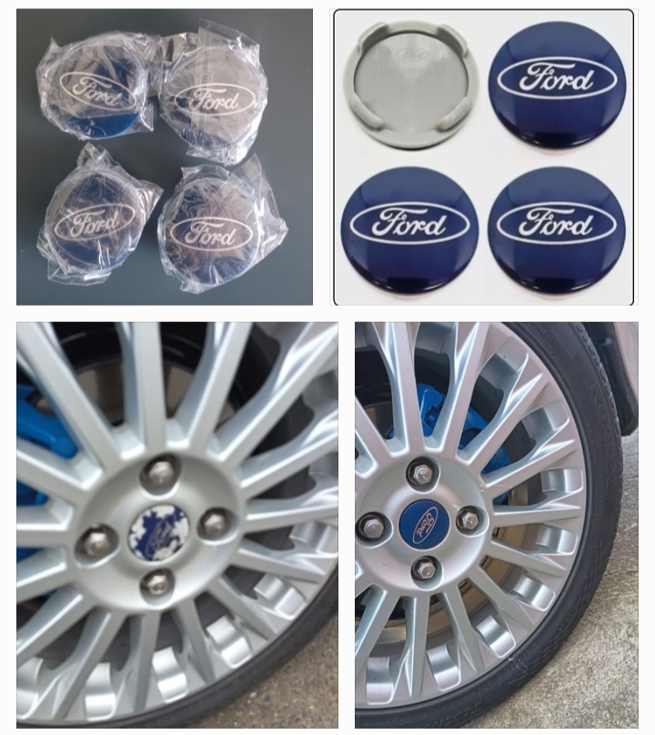 Ford 54mm wheel centre caps emblems - Private Seller Ford 54mm wheel centre caps emblems - Private Seller
