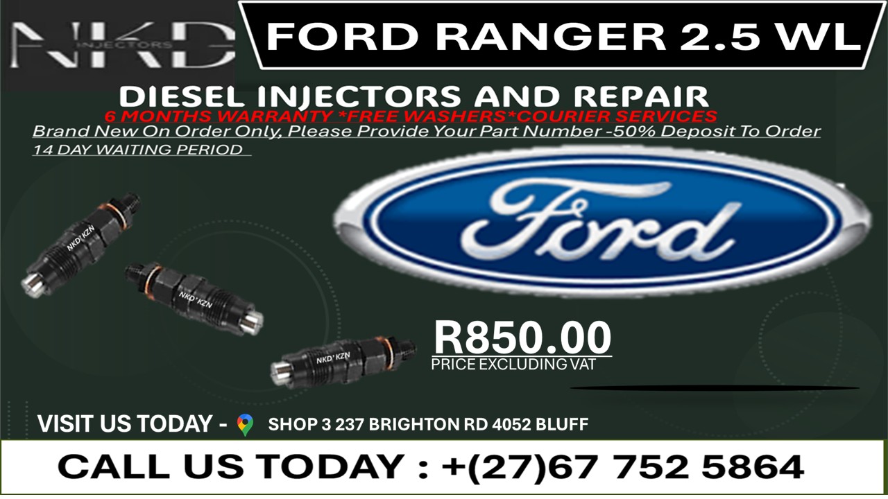 Ford Ranger 2.5WL Diesel Injectors on Recondition - Private Seller Ford Ranger 2.5WL Diesel Injectors on Recondition - Private Seller