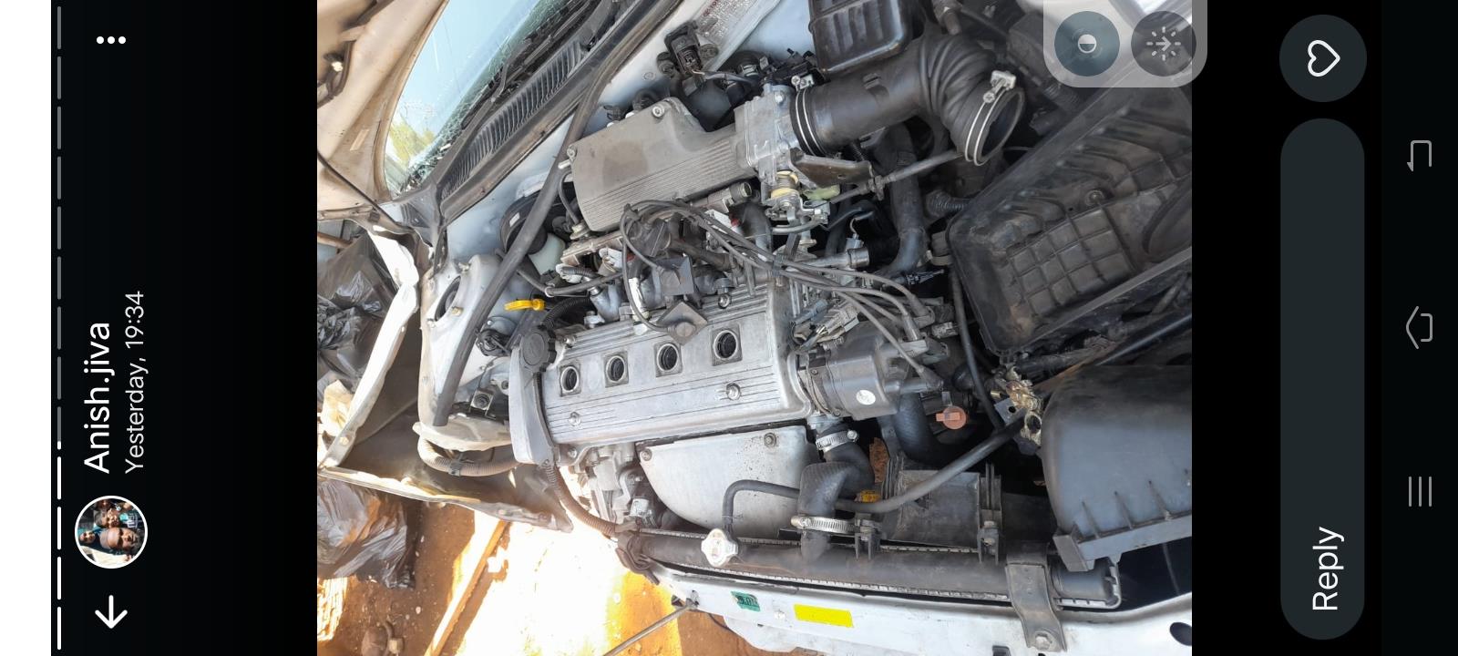 Toyota Corolla 1998 7AFE,engine body for sale - Private Seller