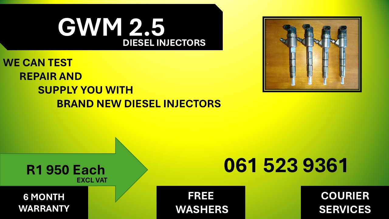 Injectors for GWM 2.5 for sale with warranty. - Private Seller Injectors for GWM 2.5 for sale with warranty. - Private Seller