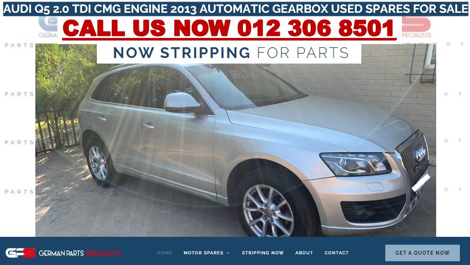 Audi Q5 2.0 TDI CMG Engine 2013 Automatic Gearbox Used Spares And Used Parts - Private Seller Audi Q5 2.0 TDI CMG Engine 2013 Automatic Gearbox Used Spares And Used Parts - Private Seller